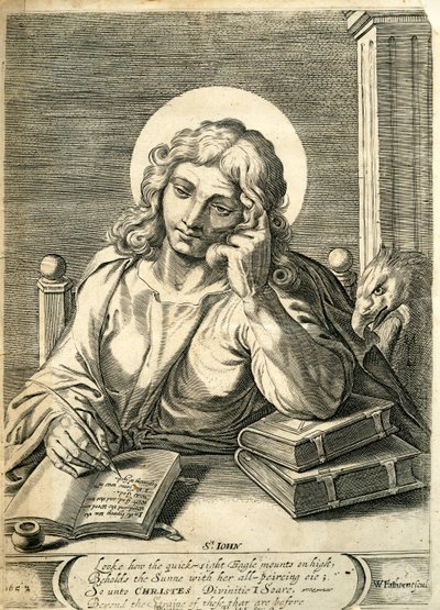 St. John the Evangelist, 1657 by William Faithorne